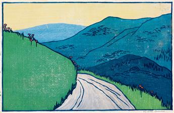 ELIZABETH COLWELL Two color woodcuts.